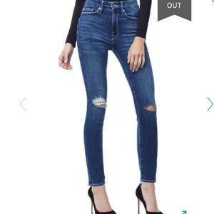 Good American Good Waist High Waist Ankle Jeans